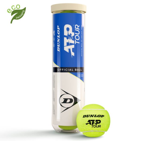 Teniso kamuol. DUNLOP ATP TOUR OFFICIAL 4-tube ITF