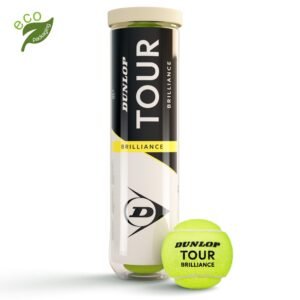 Teniso kamuol. DUNLOP TOUR BRILLIANCE 4-tube ITF