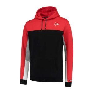 Džemperis vaik.unisex DUNLOP ESSENTIAL 128 red/black
