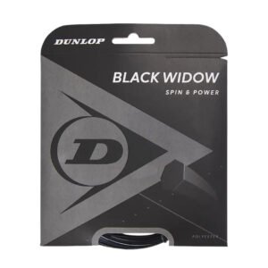 Stygos tenisui BLACK WIDOW 17g/1.26mm 12m