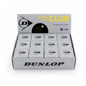 Skvošo kamuoliukas Dunlop CLUB 12x1